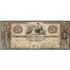 Image 1 : 1854 $5 The Commercial Bank of Columbia Obsolete Note