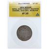Image 1 : 1824 Nepal Shah Dynasty Mohar Coin ANACS VF25