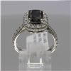 14KT White Gold 2.76 ctw Cushion Cut Fancy Brown Diamond Ring