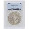 Image 1 : 1882-S $1 Morgan Silver Dollar Coin PCGS MS65