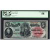 Image 1 : 1869 $5 Rainbow Woodchopper Legal Tender Note Fr.64 PCGS Choice About New 58