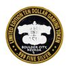 Image 2 : .999 Silver Gold Strike Inn Boulder City, Nevada $10 Limited Edition Casino Gami