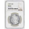 Image 1 : 1879-S $1 Morgan Silver Dollar Coin NGC MS65