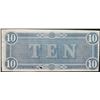 Image 2 : 1864 $10 Confederate States of America Note