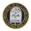 Image 2 : .999 Silver Slots - A - Fun Las Vegas, Nevada $10 Casino Gaming Token Limited Ed