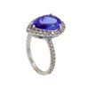 Image 3 : 14KT White Gold 4.11 ctw Tanzanite and Diamond Ring