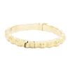 14KT Yellow Gold Bamboo Motif Bangle Bracelet