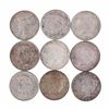 Image 1 : Lot of (9) $1 Peace Silver Dollar Coins
