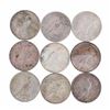 Image 2 : Lot of (9) $1 Peace Silver Dollar Coins