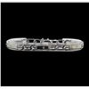 14KT White Gold 0.15 ctw Diamond Bracelet