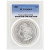 Image 1 : 1886 $1 Morgan Silver Dollar Coin PCGS MS63