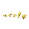 Image 2 : Lot of (5) Gold Nuggets 4.2 grams Total Weight