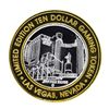 Image 2 : .999 Silver Las Vegas Club $10 Limited Edition Casino Gaming Token
