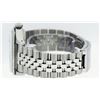 Image 9 : Rolex Mens 36mm Stainless Steel Red String Diamond Datejust Wristwatch