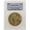 Image 1 : 1887 $1 Morgan Silver Dollar Coin PCGS MS63