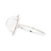 Image 3 : 14KT White Gold Lady's 6.93 ctw Moonstone and Diamond Ring