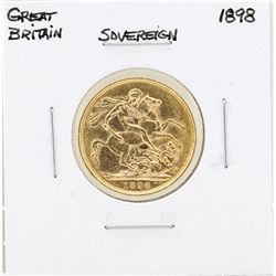 1898 Great Britain Sovereign Gold Coin