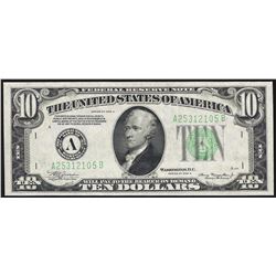 1934A $10 Federal Reserve Note