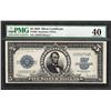 Image 1 : 1923 $5 Porthole Silver Certificate Note Fr.282 PMG Extremely Fine 40