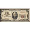 1929 $20 National City Bank of New York NY National Currency Note CH #1461