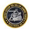 .999 Silver Westward Ho Casino Las Vegas, NV $10 Limited Edition Casino Gaming T
