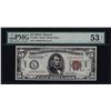 Image 1 : 1934A $5 Hawaii Federal Reserve Note WWII Emergency Note PMG About Uncirculated