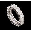Image 3 : 14KT White Gold 7.65 ctw Diamond Eternity Band