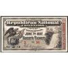 Image 1 : June 7th, 1892 Republican National Convention Ticket