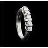 Image 4 : Platinum Ladies 0.40 ctw Diamond Ring