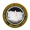 Image 1 : .999 Silver Bellagio Las Vegas, Nevada $10 Casino Limited Edition Gaming Token