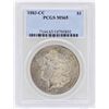 Image 1 : 1883-CC $1 Morgan Silver Dollar Coin PCGS MS65