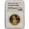 Image 1 : 1989-W $50 American Gold Eagle Coin NGC PF69 Ultra Cameo