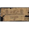 Image 1 : 1847 $3 The Exchange Bank of Virginia Obsolete Note