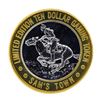 .999 Silver Sam's Town Las Vegas Nevada $10 Casino Limited Edition Gaming Token