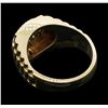 Image 3 : 14KT Yellow Gold Ladies 0.30 ctw Diamond Ring