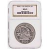 Image 1 : 2000-P $1 Leif Ericson Commemorative Silver Dollar Coin NGC MS69