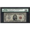 Image 1 : 1934A $5 WWII Emergency Hawaii Federal Reserve Note PMG Choice About Uncirculate