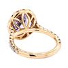 Image 3 : 14KT Rose Gold 3.51 ctw Tanzanite and Diamond Ring