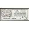 Image 1 : Series 461 $5 Military Payment Certificate Note