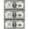 Image 1 : Lot of (3) 1929 $100 Federal Reserve Bank of Minneapolis Notes