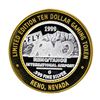 Image 2 : .999 Silver Reno/Tahoe International Airport $10 Casino Limited Edition Gaming T