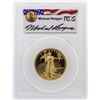 Image 2 : 1991-P $25 American Gold Eagle Proof Coin PCGS PR69DCAM Reagan Legacy Series