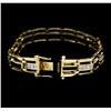Image 4 : 14KT Yellow Gold 2.25 ctw Diamond Bracelet