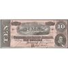 Image 1 : 1864 $10 Confederate States of America Note