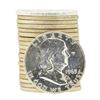 Image 1 : Roll of (20) 1963 Brilliant Uncirculated Franklin Half Dollar Silver Coins