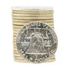 Image 2 : Roll of (20) 1963 Brilliant Uncirculated Franklin Half Dollar Silver Coins