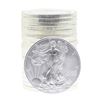 Image 1 : Roll of (20) 2008 $1 American Silver Eagle Brilliant Uncirculated Coins