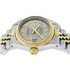 Image 7 : Rolex Ladies Two Tone Yellow Gold & Stainless Steel Slate Grey Roman Datejust Wr