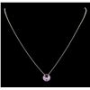 Image 2 : David Yurman .925 Silver 2.00 ctw Amethyst Pendant with Chain