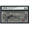 Image 1 : 1896 $1 Educational Silver Certificate Note Fr.224 PMG Choice Uncirculated 64EPQ